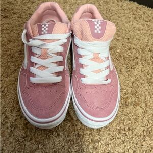 Vans Kids Sneakers in Light Pink and White